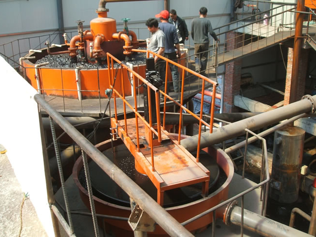 粗煤泥干擾床分選機(jī)(TBS)現(xiàn)場